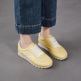 雀说 头层牛皮小白鞋女真皮百搭软皮底运动鞋ZM269062