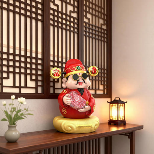 【成都印钞】碎钞财神爷摆件 商品图10