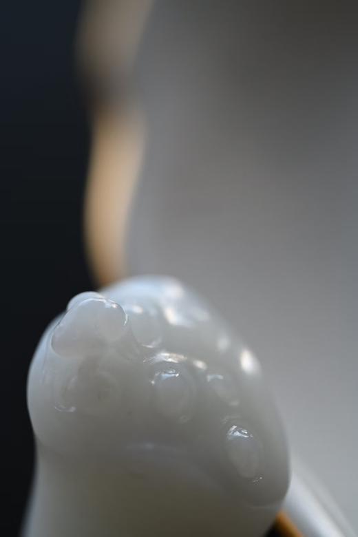 呱呱来财·和田白玉莲蓬吊坠【 嘉石2627】 商品图6