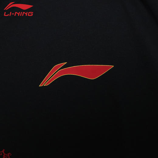 李宁羽毛球服短袖文化衫男女款运动T恤AHSW749日常训练短袖 商品图2