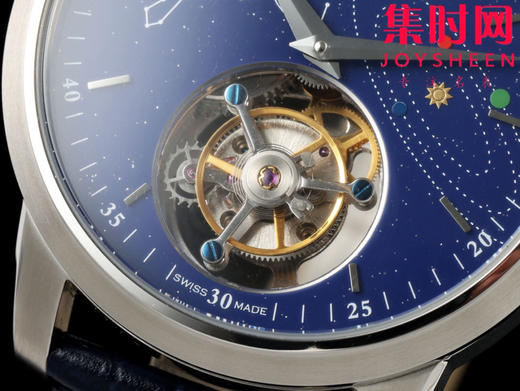 RMS积家Master Ultra Thin Tourbillon 大师陀飞轮系列 男士腕表 搭载高端定制手动陀飞轮机械机芯 商品图4