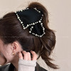 雀说 抓夹法式赫本风黑色三角盘发三角夹头饰0031 商品缩略图2