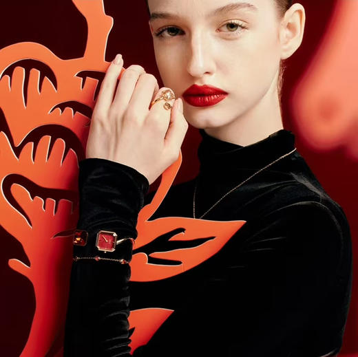 SAGA世家自由饰我手链时尚轻奢简约女士手链镶嵌精致设计款礼物 商品图0