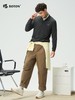 波顿男士春秋季翻领长袖Polo衫通勤休闲长袖针织衫MT071325 商品缩略图1