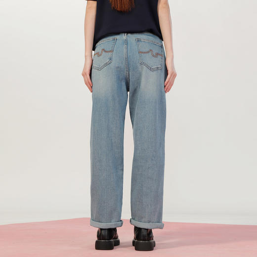 百搭显瘦男友风牛仔裤-纪念日百货门店同款168998169 商品图2