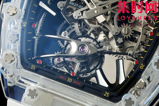 RM清透的极致 里查德米尔 理查德米勒RM56-02 蓝宝石水晶 真陀飞轮 RM056-02透明水晶腕表 商品图4