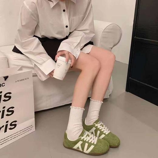 【HF】无忧购26春秋季新款防滑绒面单鞋低帮休闲户外平底阿甘鞋女S99-9（截单后3-5天发货） 商品图1