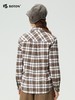 波顿女士秋冬季宽松翻领长袖格子磨毛衬衫型外套休闲百搭外套LSJ089325 商品缩略图3