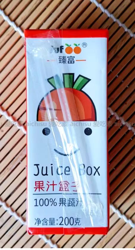 臻富果汁盒子100%果蔬汁苹果汁纯素饮料零添加剂 商品图2