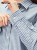 【抗菌防臭】波顿女士秋冬季翻领磨毛长袖纯棉条纹衬衫宽松休闲舒适百搭衬衣LS101325 商品缩略图4
