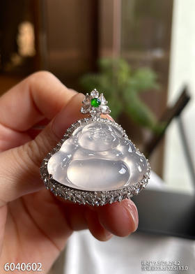 玻璃种佛公吊坠【6040602】具体价格微信咨询