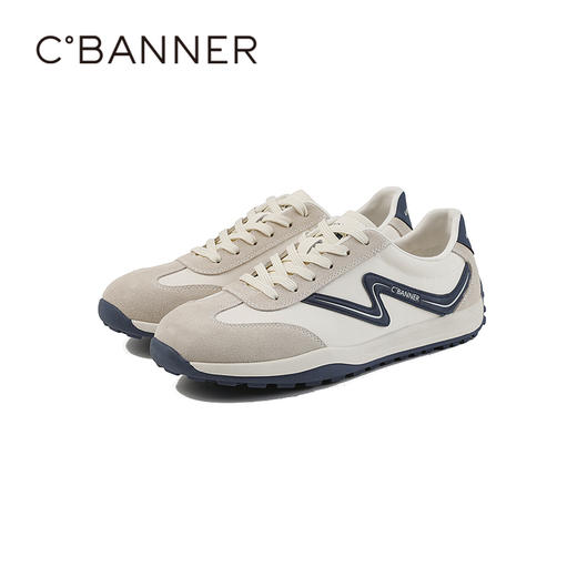 千百度2026春季男鞋舒适包容性强颜值脚感双在线阿甘鞋A26179222 商品图4