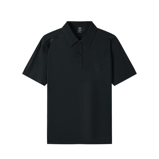 德鲨黑色百搭短袖POLO衫男青年2026夏新款休闲翻领上衣T恤 商品图4