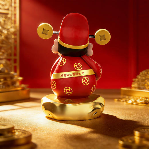 【成都印钞】碎钞财神爷摆件 商品图4