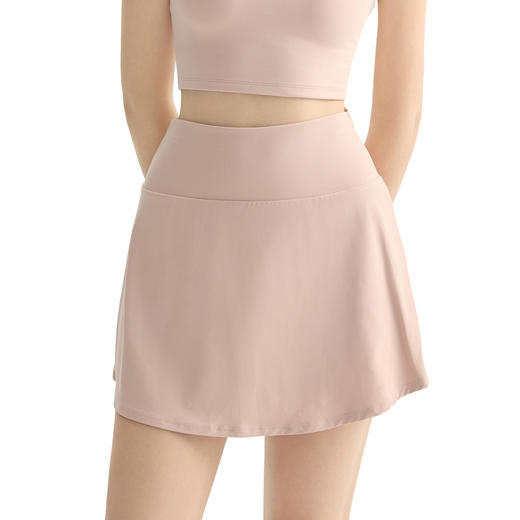 【3~5天发货】跃牌【美度空间】系列 防走光瑜伽裙裤女亲肤裸感高腰a字裙DQ62008 商品图2