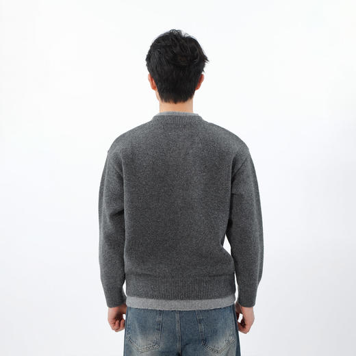 含羊毛假两件小V领毛衣-纪念日百货门店同款169450576 商品图2