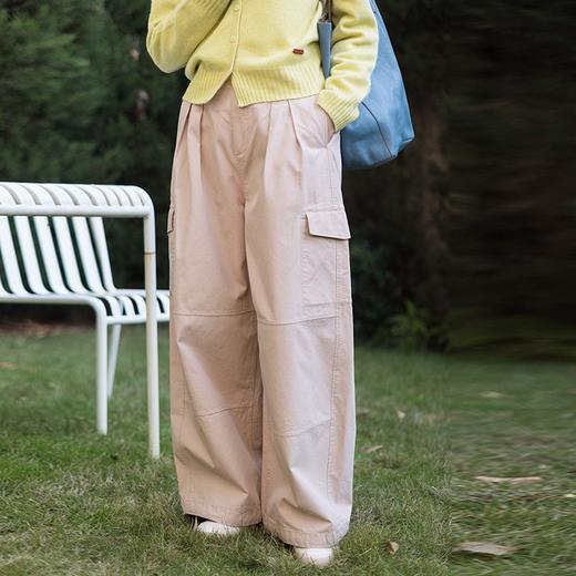 特绽放041朵/"马力十足"工装裤·莱赛尔棉斜纹宽松抽绳收脚休闲裤 商品图0