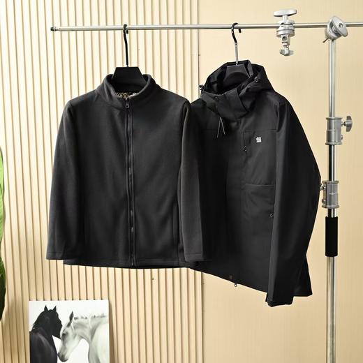 高端品质  男女同款 可隆小树秋冬季男款女款三防面料三合一俩件套连帽冲锋衣 商品图3