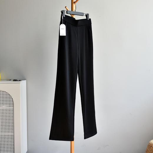 丁摩 【西装阔腿裤】女装春新品显瘦垂感拖地直筒休闲西裤阔腿裤5ZF-C332 商品图2