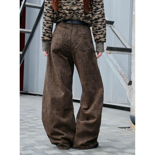 复古印花弯刀牛仔长裤-纪念日百货门店同款169493496 商品图2