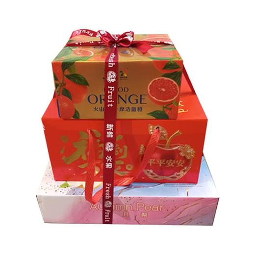 新春水果套装（血橙约5斤+富士苹果约5斤+秋月梨约7斤） 商品图0