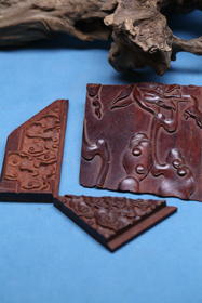 紫檀雕花料【器悟雅玩】