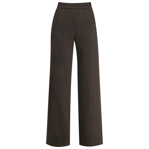 「自」全新升级【铂金会员183/天猫239/差价56】(51118)洛诗琳简约高腰垂感阔腿裤2026新款窄版遮胯直筒休闲裤女 商品图3