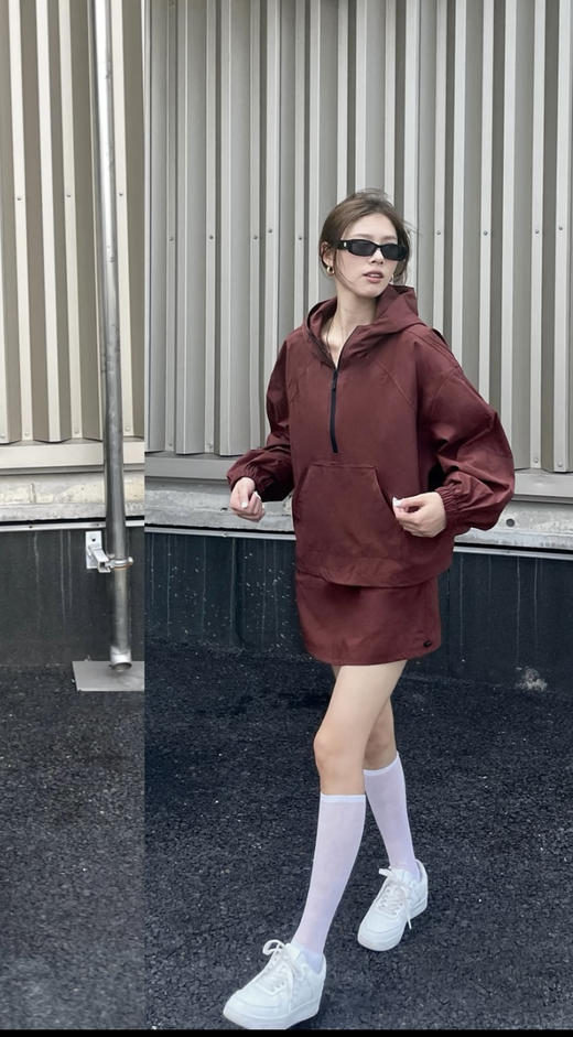 原单连帽卫衣款套头风衣 商品图0