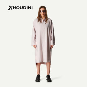 HOUDINI胡丁尼Route Shirt Dress路径女户外夏中长款衬衫长裙 860068