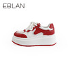 伊伴2026春季新年氛围感红色厚底休闲板鞋B26151250 商品缩略图1