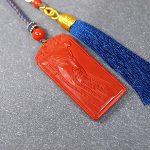 朱砂武财神挂饰、车挂 商品图2