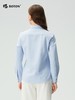 波顿女士秋冬季翻领净色磨毛长袖衬衫合身舒适百搭衬衣LS102325 商品缩略图2