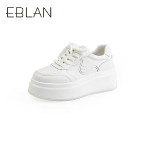 伊伴2026春季新年氛围感红色厚底休闲板鞋B26151250