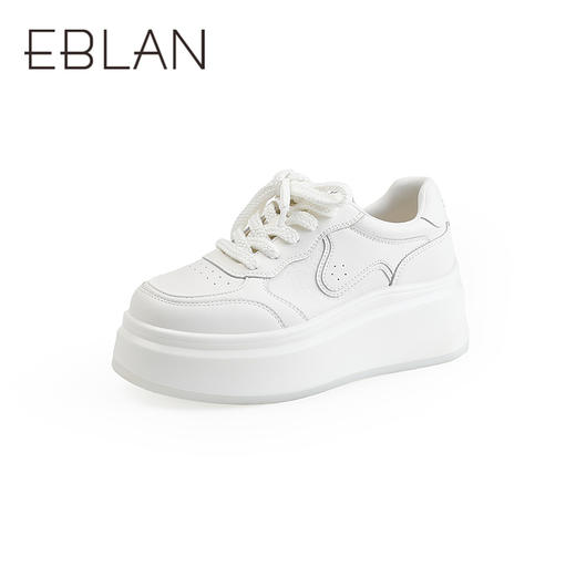 伊伴2026春季新年氛围感红色厚底休闲板鞋B26151250 商品图0