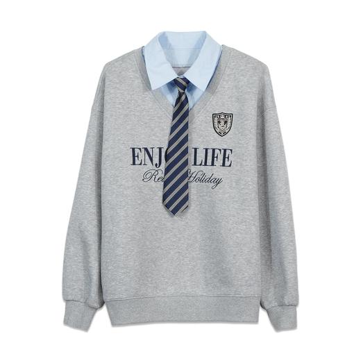 校园领带假两件卫衣-纪念日百货门店同款169645621 商品图4