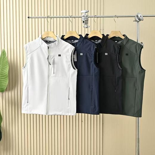 KOLONSPORT26年春季秋季可隆男女同款立领软壳加绒户外休闲防水防风马甲背心 商品图5