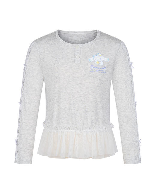 5楼爱慕儿童奶皮大耳狗晚安好眠家居服长袖上衣  AK141L363 商品图5