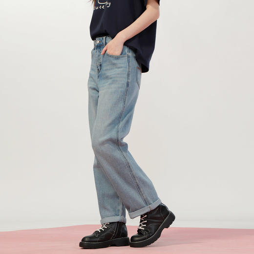 百搭显瘦男友风牛仔裤-纪念日百货门店同款168998169 商品图1