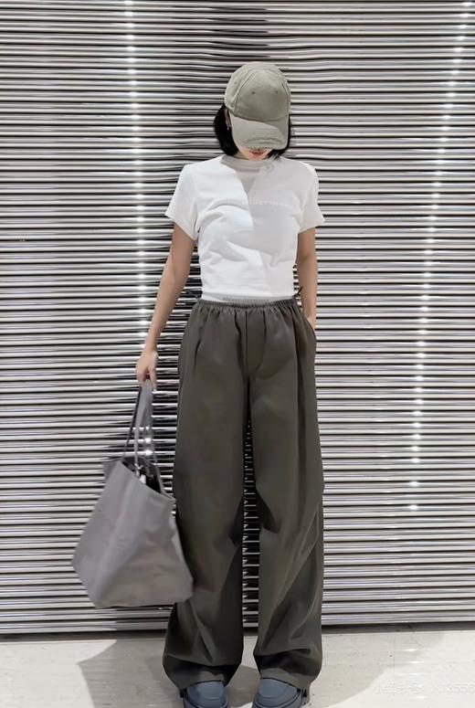 女款高腰织带长裤lv002 商品图3