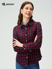 【抗菌防臭】波顿女士秋冬季苏格兰格纹磨毛长袖衬衫通勤休闲衬衣LS088325 商品缩略图3