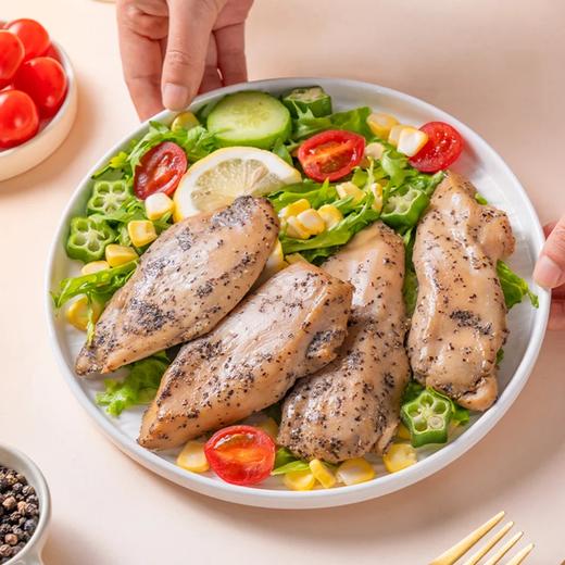 麦德龙 麦臻选即食鸡胸肉600g（黑椒味） 商品图1