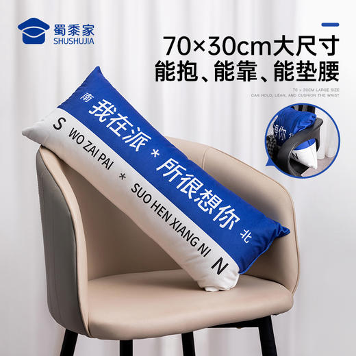【很想你抱枕】创意卡通抱枕办公日用靠枕靠垫一枕多用 商品图2