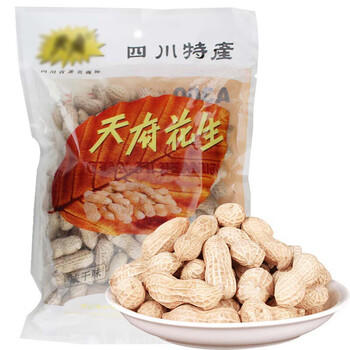 品贯天府咸干花生800g 颗粒饱满 四川特产休闲下酒零食烘炒小吃  /粮油调味 /南北干货 /干菜类 商品图3