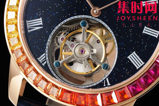 RMS百达翡丽古典陀飞轮系列 彩虹圈 真陀飞轮 男士腕表 表径42mm 搭载高端定制手动陀飞轮机械机芯 商品图4