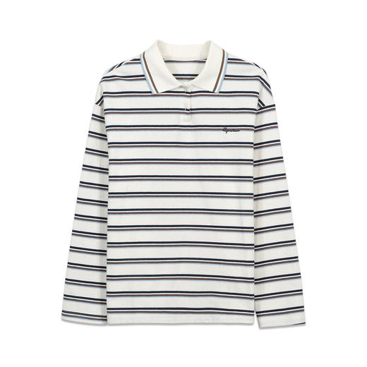 miu刺绣Polo衫条纹-纪念日百货门店同款169295465 商品图4