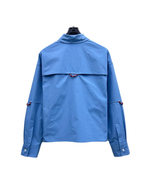 女款口袋长袖衬衫 可配套装la017 商品图1