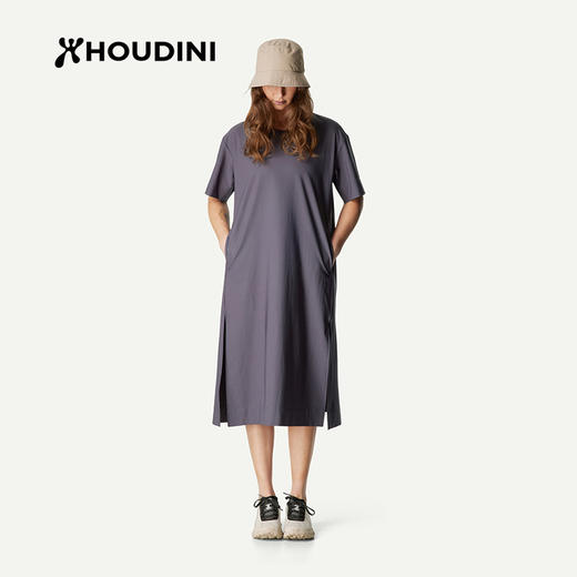 HOUDINI胡丁尼 Cover Dress守护女户外夏季轻薄休闲宽松长裙 860067 商品图1
