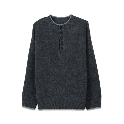 韩系亨利领拼色毛衣-纪念日百货门店同款169450761 商品图4