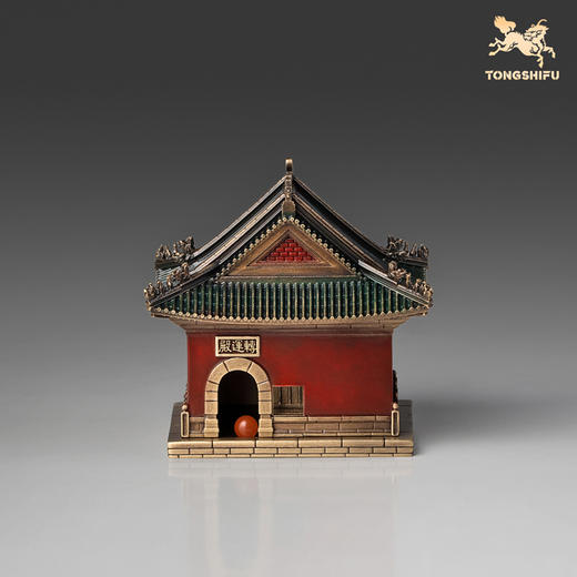 铜师傅 见微系列《武当联名升运殿》客厅铜建筑摆件 家居工艺品 商品图2