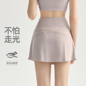 【3~5天发货】跃牌【美度空间】系列 防走光瑜伽裙裤女亲肤裸感高腰a字裙DQ62008